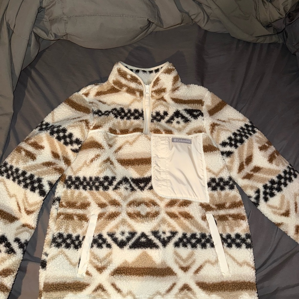 Columbia Woman’s West Bend 1/4 Zip Sherpa Pullover
